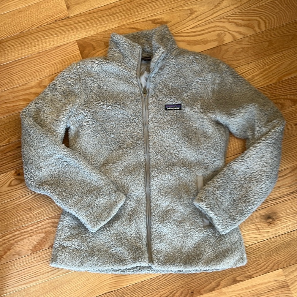 PATAGONIA Fleece Full Zip sweater grey Women’s Size medium